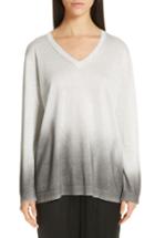 Women's Fabiana Filippi Ombre Metallic Sweater Us / 38 It - Grey