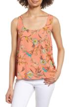 Women's Bp. Floral Tank, Size - Coral