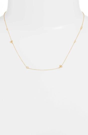 Women's Bony Levy Harlowe Short Diamond Station Necklace (nordstrom Exclusive)