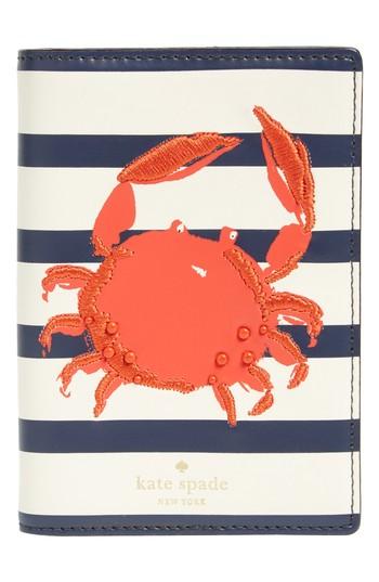 Kate Spade New York Shore Thing - Crab Leather Passport Holder - Red
