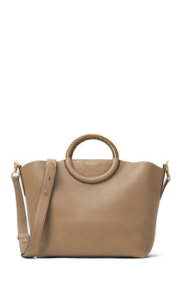 Michael Kors Skorpios Leather Market Bag -
