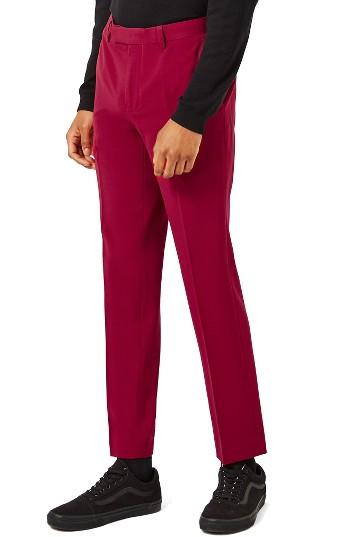 Men's Topshop Skinny Fit Tuxedo Trousers