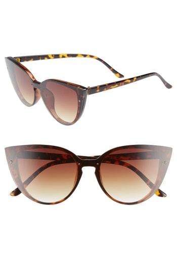 Women's Bp. 52mm Flat Cat Eye Sunglasses - Tort