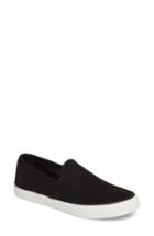 Women's Sperry Seaside Perforated Slip-on Sneaker M - Black