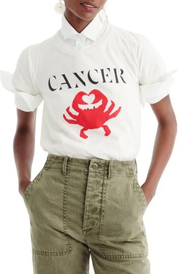 Women's J.crew Horoscope Tee - Ivory