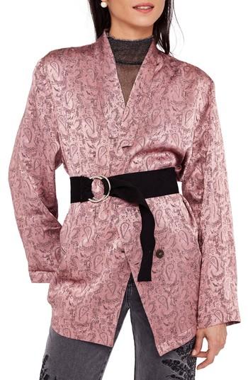Women's Free People Jacquard Blazer - Pink
