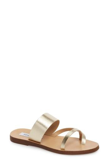 Women's Steve Madden Ora Sandal M - Metallic