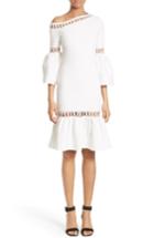 Women's Jonathan Simkhai Chain Link Lace Fit & Flare Dress