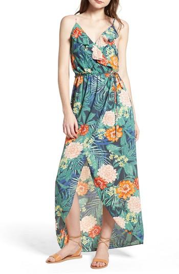 Women's Everly Front Ruffle Maxi - Blue