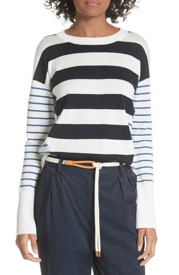 Women's Joie Kaylara Stripe Sweater - White