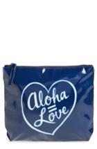 Ki-ele Aloha Love Pouch - Blue