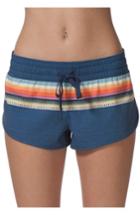 Women's Rip Curl Beach Bazaar Boardie Shorts - Blue