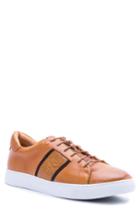 Men's Robert Graham Delgado Embossed Sneaker .5 M - Brown
