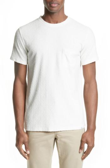 Men's Norse Projects Boucle Pocket T-shirt - White
