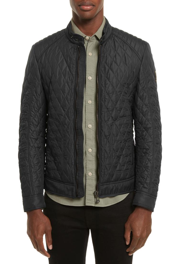 Men's Belstaff New Bramley 2.0 Quilted Moto Jacket