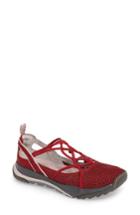 Women's Jambu Reign Strappy Sneaker M - Red