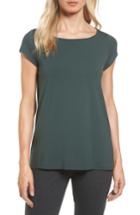 Women's Eileen Fisher Bateau Neck High/low Tee