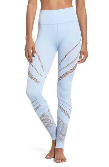 Women's Alo Seamless High Waist Leggings - Blue