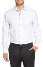 Men's Nordstrom Men's Shop Tech-smart Traditional Fit Stretch Solid Dress Shirt 32/33 - White