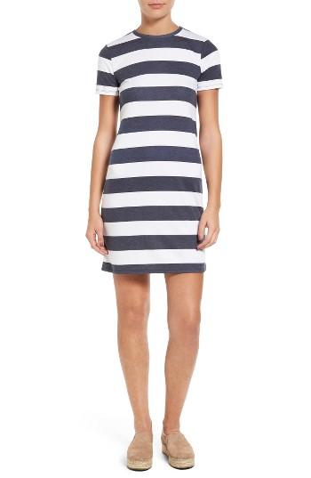 Women's Michael Michael Kors Rugby Stripe T-shirt Dress - Blue