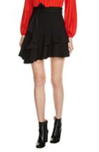Women's Maje Tiered Ruffle Skirt - Black