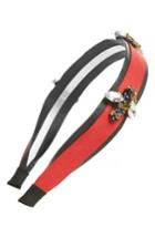 Cara Crystal Bee Headband, Size - Red