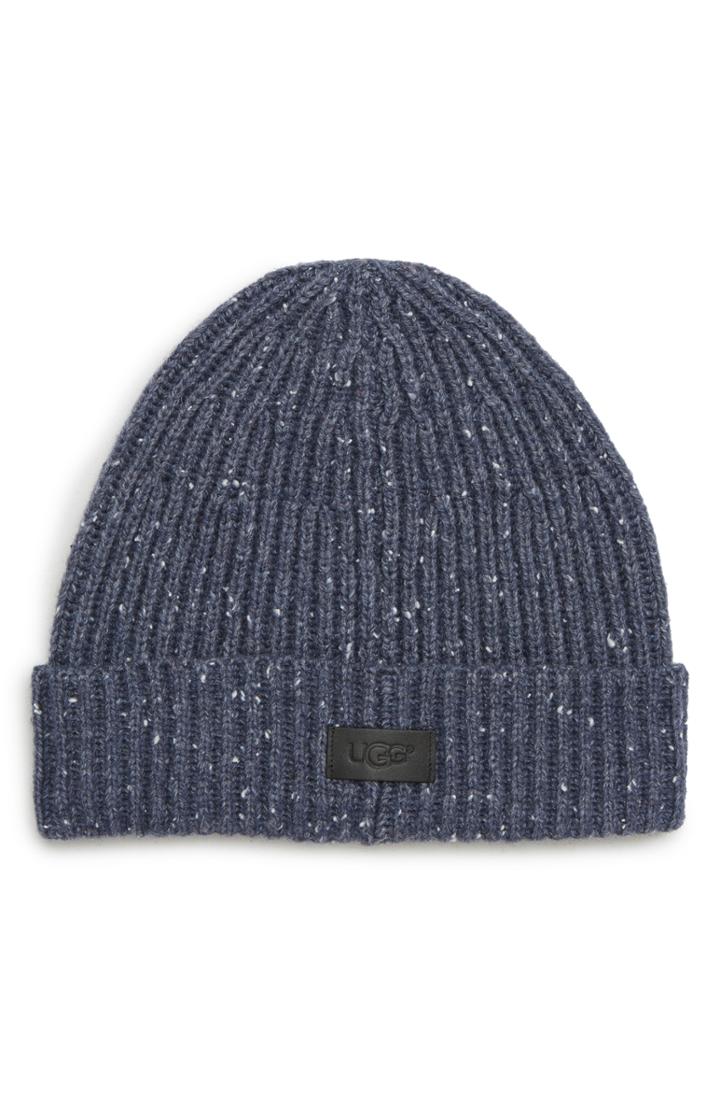 Men's Ugg Cuffed Knit Beanie - Blue