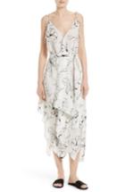 Women's Diane Von Furstenberg New Scarf Hem Silk Midi Dress