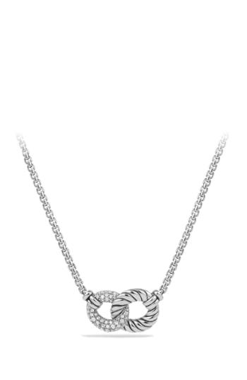 Women's David Yurman 'belmont' Necklace With Diamonds