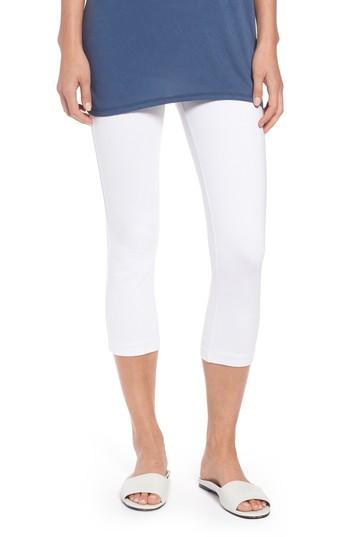 Women's Nic+zoe Perfect Crop Leggings - White