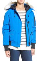 Women's Canada Goose 'pbi Chilliwack' Hooded Bomber Jacket With Genuine Coyote Fur Trim