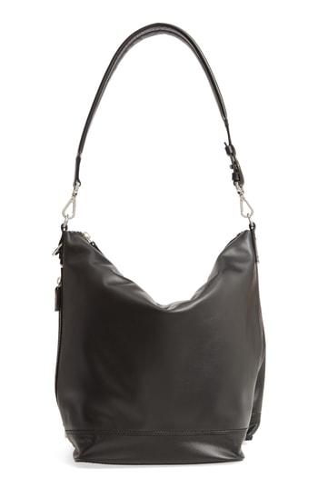 Paco Rabanne Faux Leather Convertible Hobo - Black