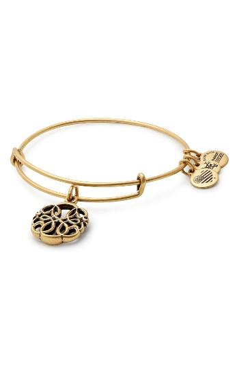 Women's Alex And Ani Path Of Life Adjustable Wire Bangle
