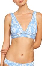 Women's Robin Piccone Sadie Floral Bikini Top - Blue