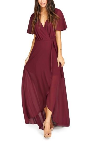 Women's Show Me Your Mumu Sophia Wrap Dress - Red