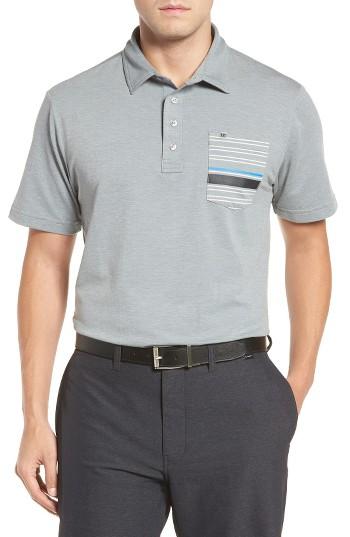 Men's Travis Mathew Maravilla Polo, Size - Grey