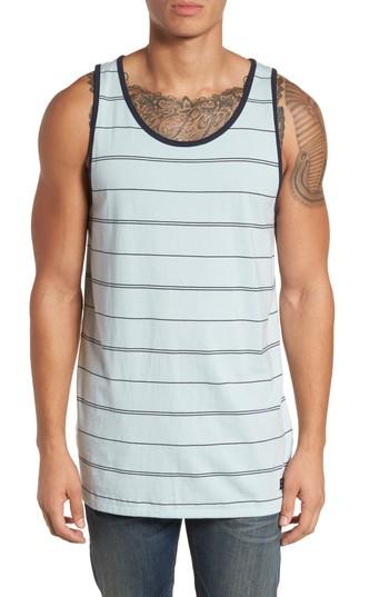 Men's Billabong Die Cut Stripe Tank, Size - Blue