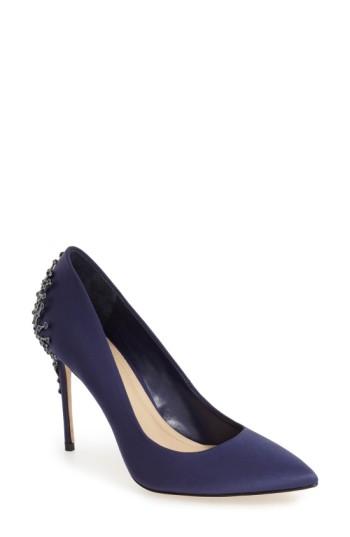 Women's Imagine By Vince Camuto Crystal Embellished Pump .5 M - Blue