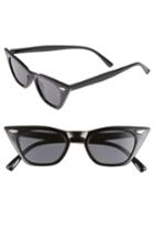 Women's Leith 49mm Cat Eye Sunglasses - Black