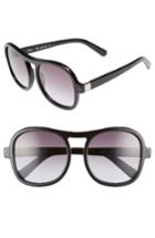 Women's Chloe Marlow 56mm Gradient Lens Sunglasses - Black
