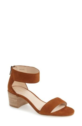 Women's Pella Moda 'urban' Block Heel Sandal .5 M - Brown