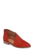 Women's Free People 'royale' Pointy Toe Flat .5-8us / 38eu - Red