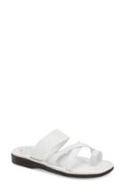Women's Jerusalem Sandals 'the Good Shepard' Leather Sandal Us / 37eu - White