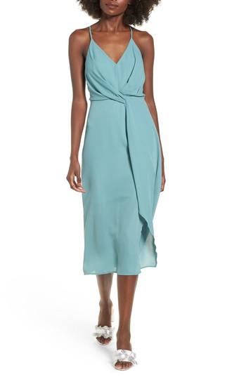 Women's Dee Elly Knotted Waist Midi Dress - Green