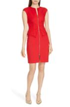 Women's Carmen Marc Valvo Infusion 3d Novelty Gown - Black