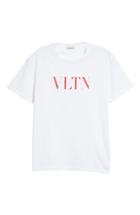Men's Valentino Vltn Logo T-shirt, Size - White