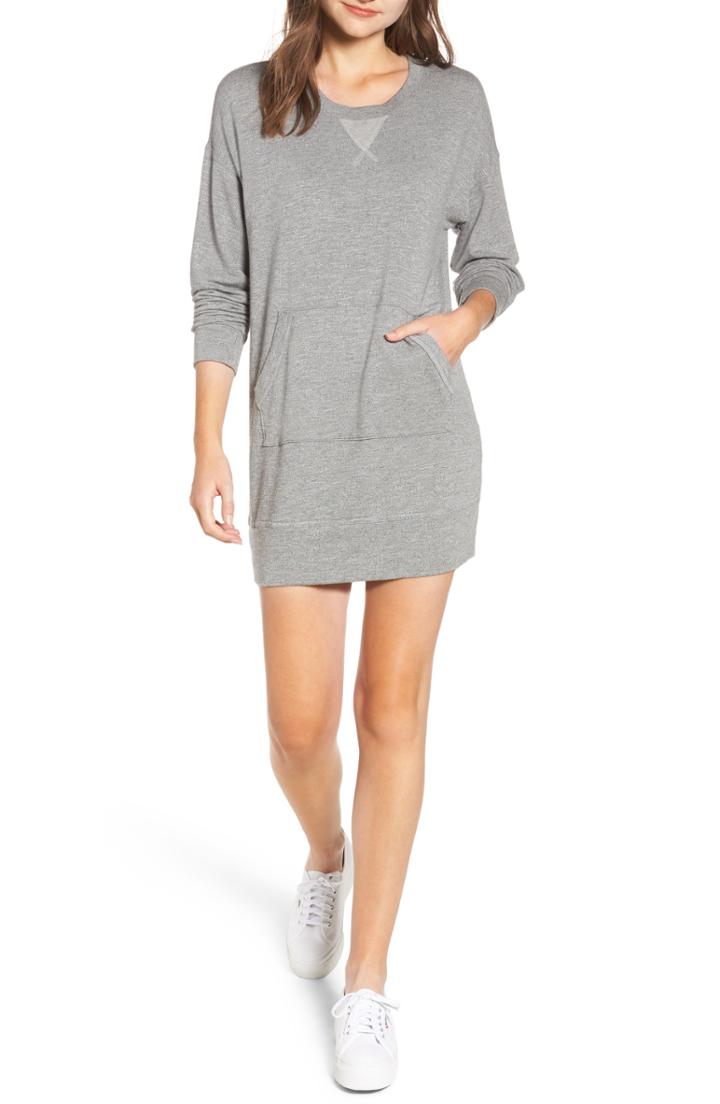 Women's Splendid Sweatshirt Dress - Grey