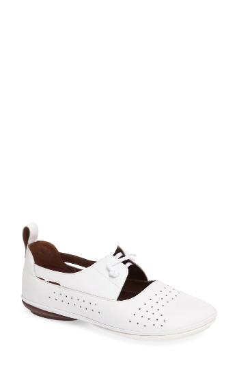 Women's Camper Right Nina Slip-on Mary Jane Flat Eu - White