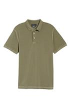Men's French Connection Triple Stitch Slim Fit Polo, Size - Green