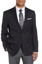 Men's Nordstrom Classic Fit Solid Wool Sport Coat L - Blue